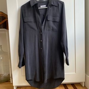 Like New Equipment silk shirt dress size XS